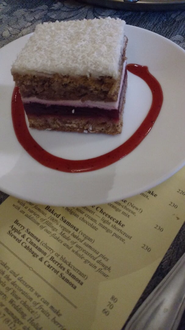 review photo of Auroville Cafe Coconut Layer Cake shared by @yasminbee on 10 Sep 2019 - review