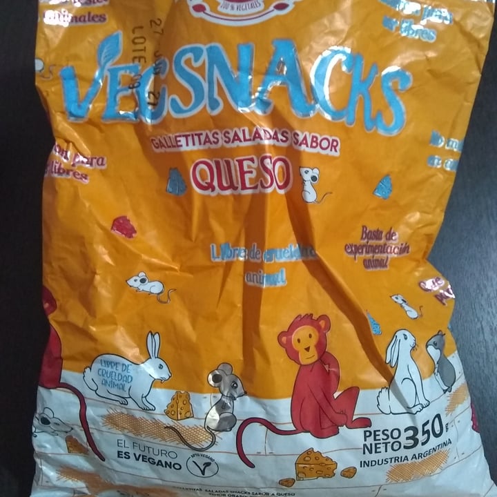 photo of Un Rincón Vegano Vegsnacks  Galletas  Saladas sabor Queso shared by @betacarotena on  07 Jan 2021 - review