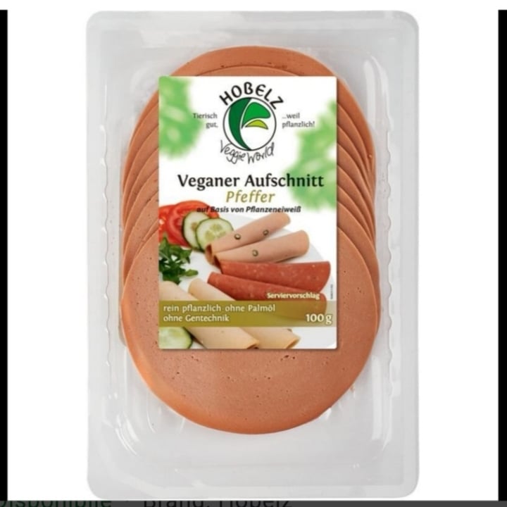 photo of Hobelz Veggie World Veganer Aufschnitt Pfeffer shared by @nb124 on  20 Apr 2022 - review