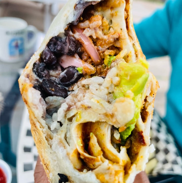 photo of Green Owl Cafe Jackfruit Burrito shared by @lonica on  03 Jul 2022 - review