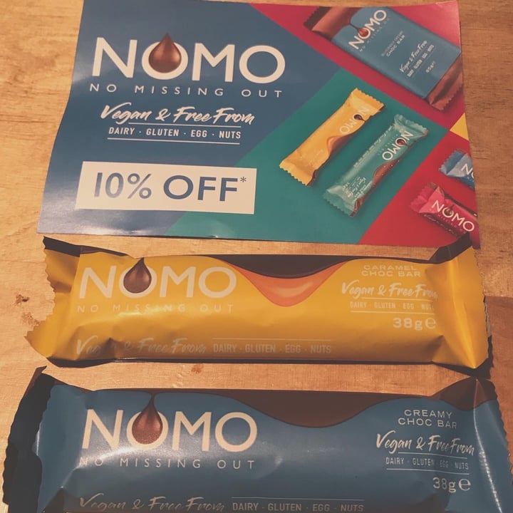 photo of NOMO Caramel Chocolate Bar shared by @naturegirl0210 on  15 Oct 2021 - review