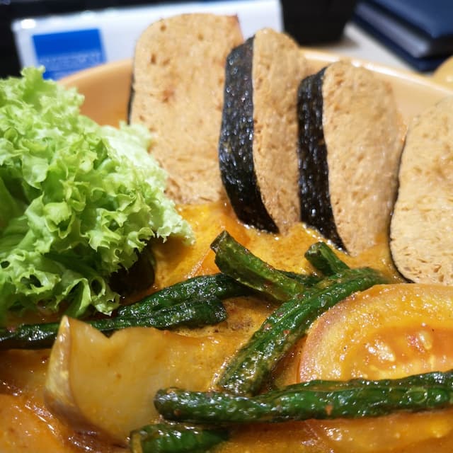 Photo of the dish “Assam Curry Seaweed Beancurd Slices”