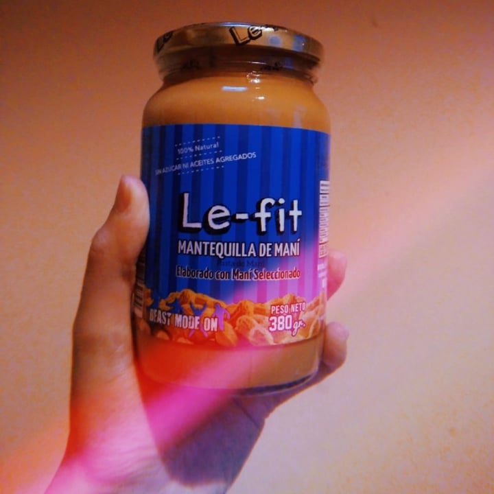 review photo of Le-Fit Mantequilla De Mani Natural shared by @julivegetal on 12 Nov 2020 - review