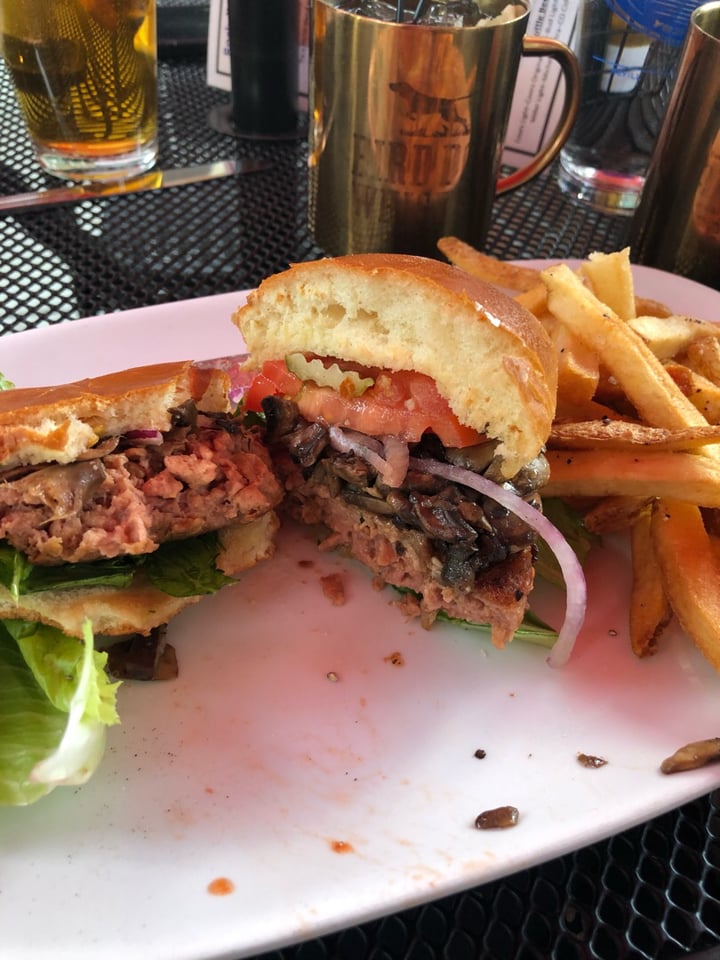 photo of The Rockslide Brewery and Restaurant Vegan burger shared by @badassvegangrrl on  17 Aug 2019 - review