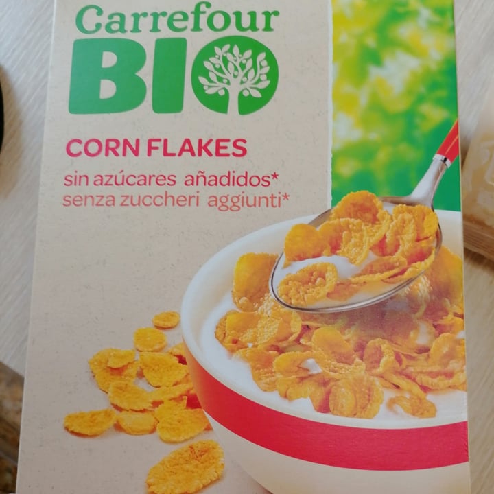photo of Carrefour Bio Cornflakes shared by @topolinopulcinosissi on  17 May 2022 - review