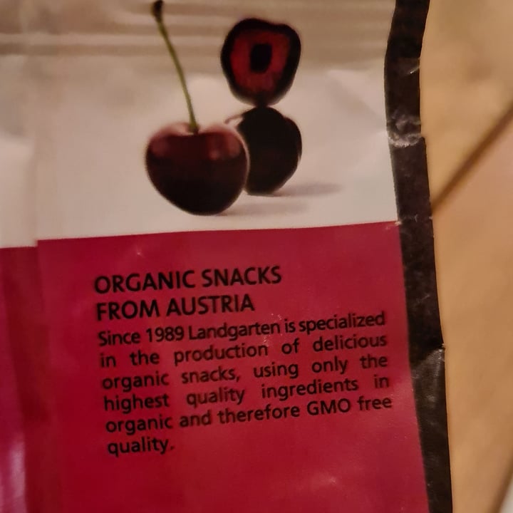 review photo of Landgarten Organic Amarena Cherry in Dark Chocolate shared by @violetalcantara on 01 Jul 2021 - review
