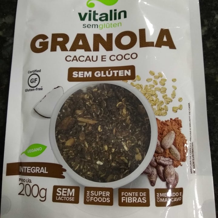photo of Vitalin GRANOLA CACAU E COCO shared by @alezs on  14 May 2022 - review