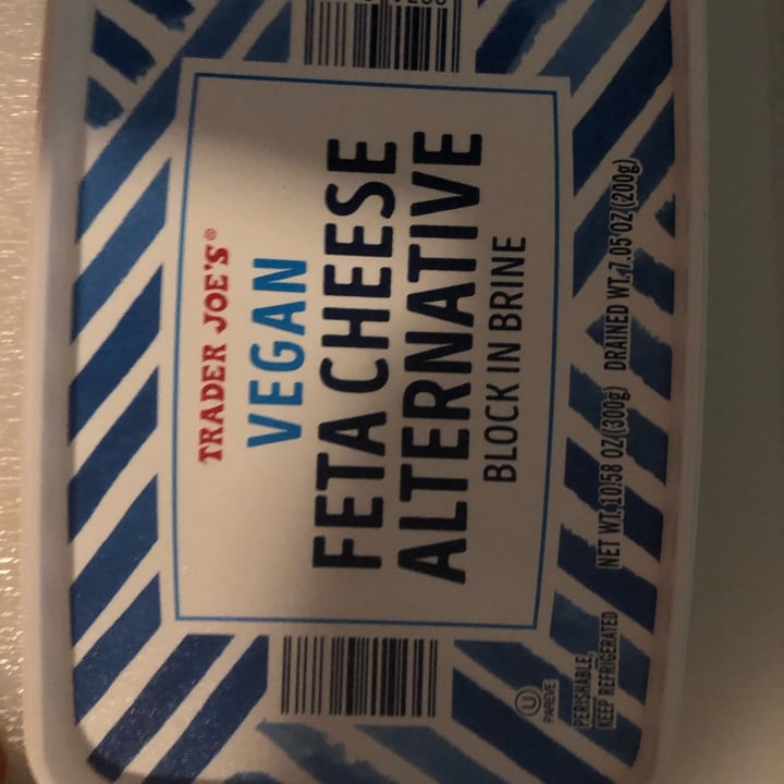 review photo of Trader Joe's Vegan Feta Cheese Alternative shared by @pbnjessie on 02 Feb 2022 - review