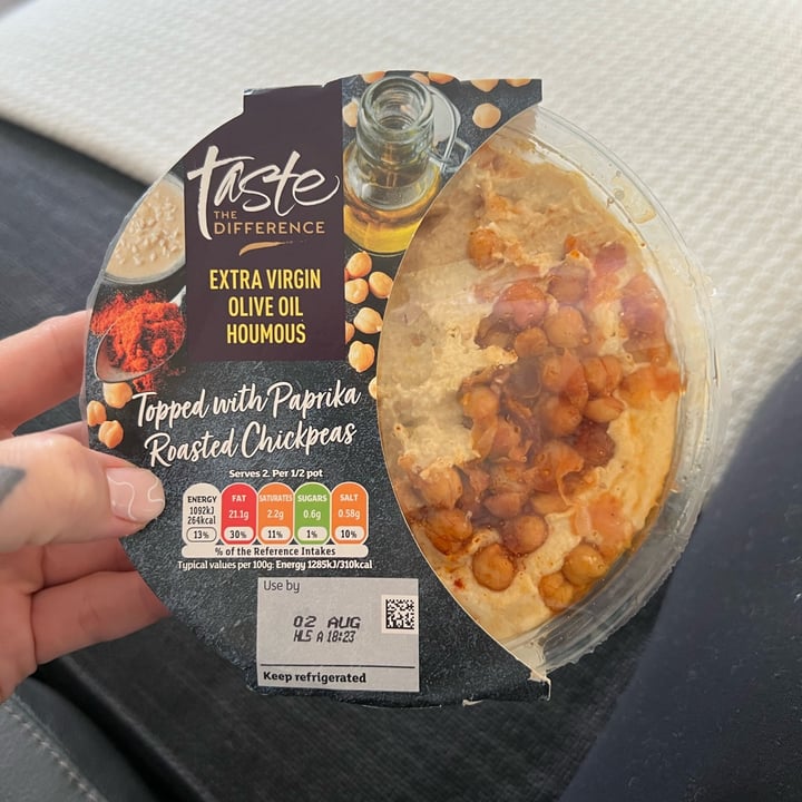 review photo of Sainsbury’s Taste The Difference extra virgin olive oil houmous shared by @callyjoart on 31 Jul 2022 - review