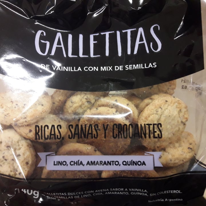 photo of Galletitas mix de semillas Galletitas De Vainilla Con Mix De Semillas shared by @llourdes on  01 Aug 2021 - review