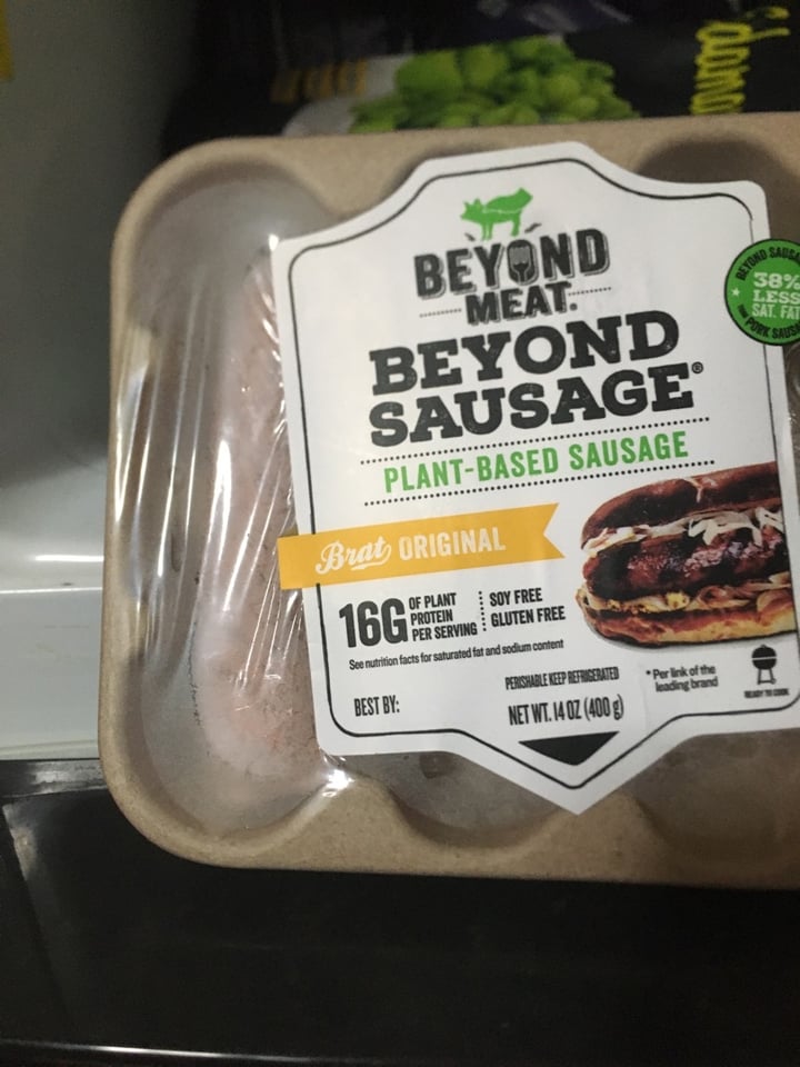 photo of Beyond Meat Beyond Sausage Brat Original  shared by @bigc1998 on  28 Mar 2020 - review