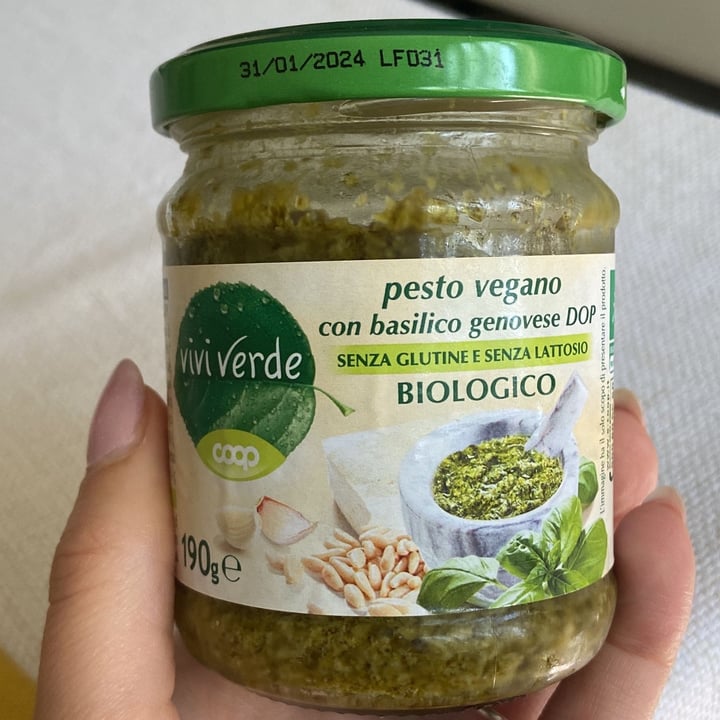 review photo of Vivi Verde Coop Pesto Vegano shared by @caterinacarraro on 03 May 2022 - review