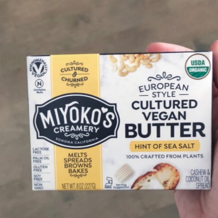 review photo of Miyoko's Creamery European Style Cultured Vegan Butter Hint of Sea Salt shared by @louise123456789 on 17 Apr 2022 - review