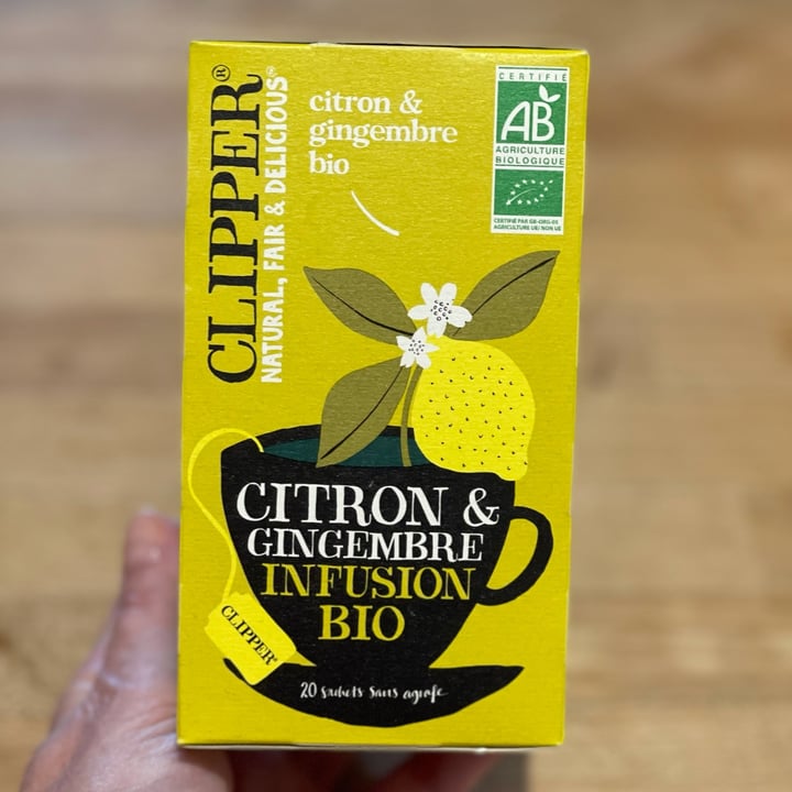photo of Clipper Infusion citron et gingembre shared by @yangyang on  20 Nov 2021 - review