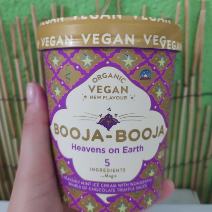 photo of Booja-Booja Heaven on Earth Mint Chocolate Ice-cream shared by @rociobuciegas on  31 May 2020 - review