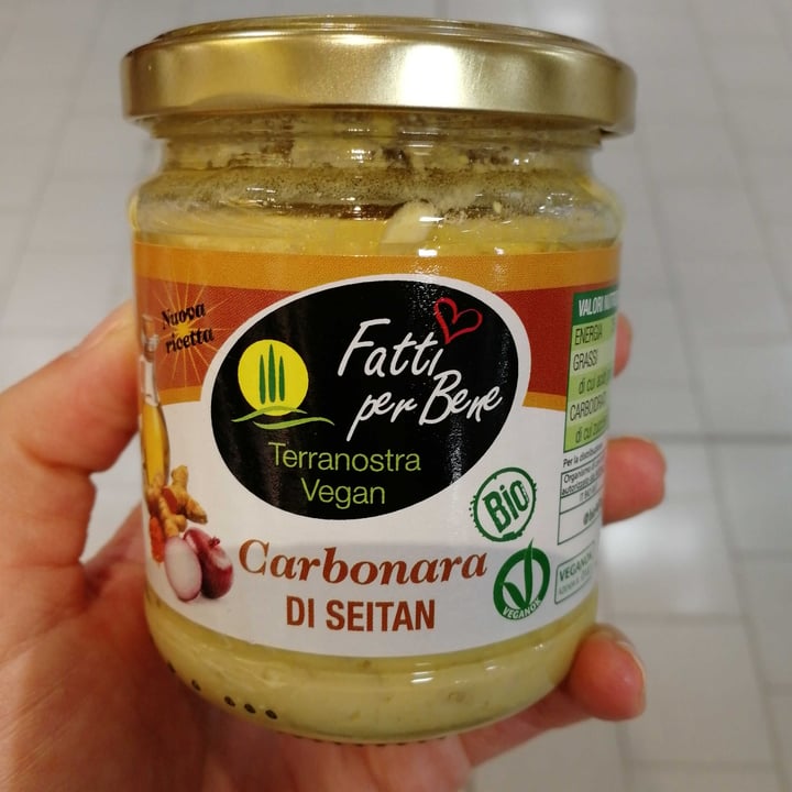 photo of Fatti per Bene Carbonara di seitan shared by @francesca1980 on  15 May 2021 - review