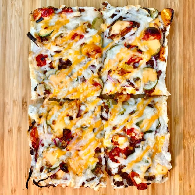 Photo of the dish “Cheeseburger Pizza”