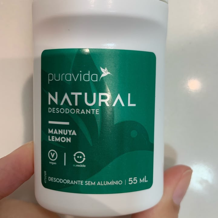 photo of Puravida Desodorante Manuya E Lemon shared by @patriciakhoury on  17 Apr 2022 - review