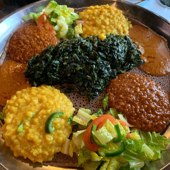 photo of Agelgil Ethiopia Restaurant Vegetarian Sampler shared by @connortd on  24 Sep 2020 - review