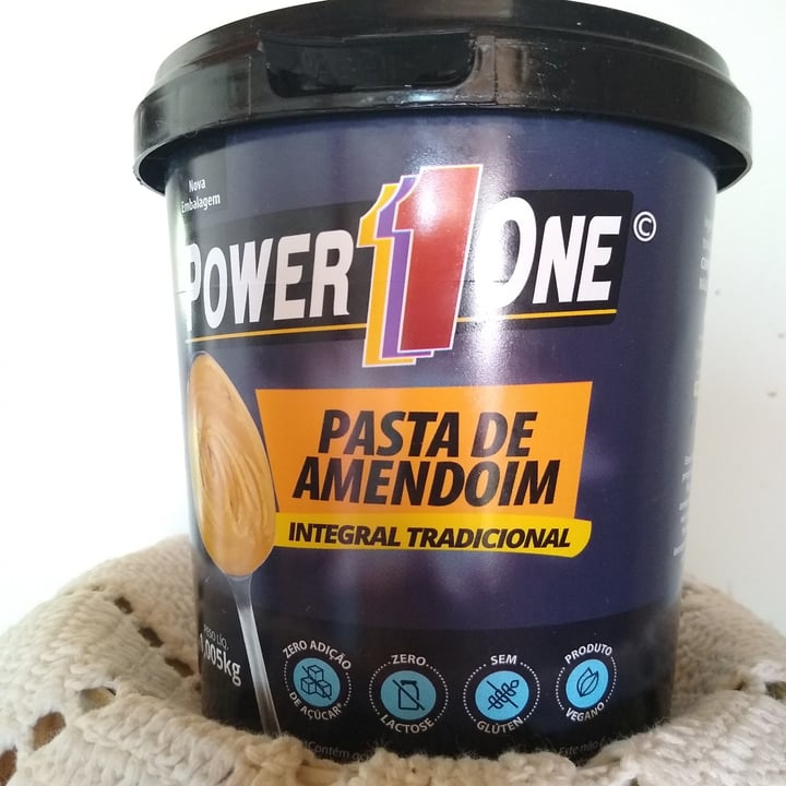 photo of Power One Pasta de Amendoim shared by @marianabuono on  05 Dec 2021 - review