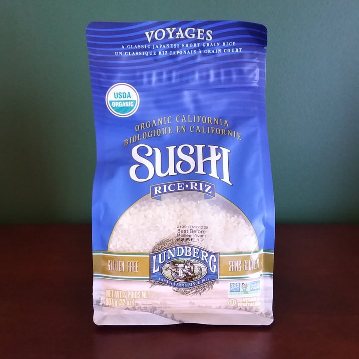 photo of Lundberg Family Farms Organic Sushi Rice shared by @farmette on  18 Feb 2022 - review