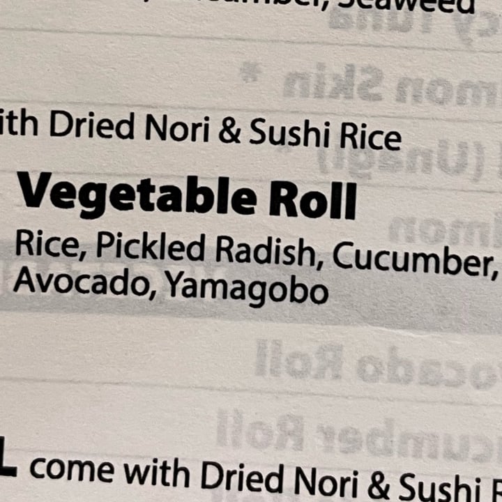 review photo of Ginzaro Sushi Vegetable Roll shared by @vivalaviolet on 13 Jun 2022 - review