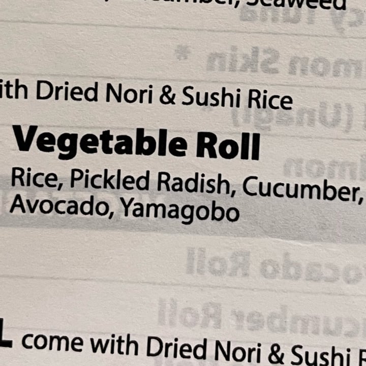 photo of Ginzaro Sushi Vegetable Roll shared by @vivalaviolet on  13 Jun 2022 - review