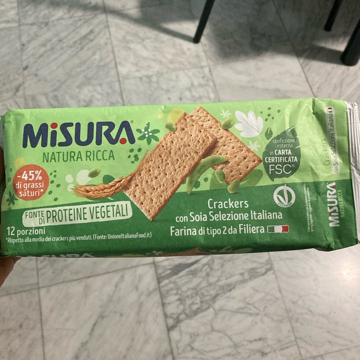 photo of Misura Crackers con soia shared by @francusmenia on  13 Sep 2022 - review