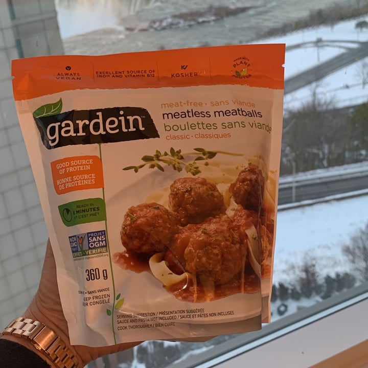 photo of Gardein Classic Meatless Meatballs shared by @nbacha on  20 Nov 2022 - review