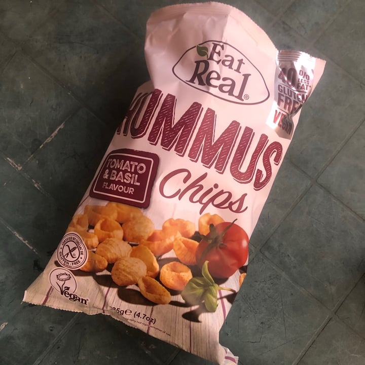 photo of Eat Real Hummus Chips shared by @hellohappyvegan on  13 Aug 2021 - review