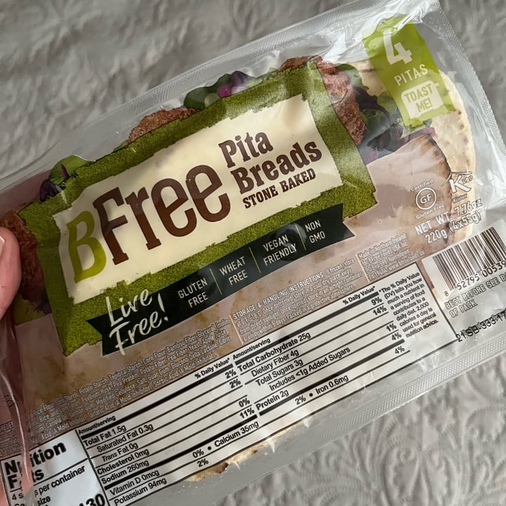 photo of BFree Pita Breads Stone Baked shared by @bego18 on  03 Sep 2022 - review