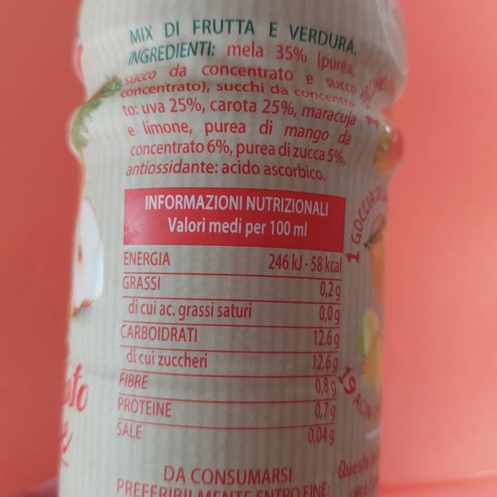 photo of Valfrutta 100% Frullato Mango, Mela, Zucca, Carota shared by @ilaparadise on  18 Mar 2022 - review