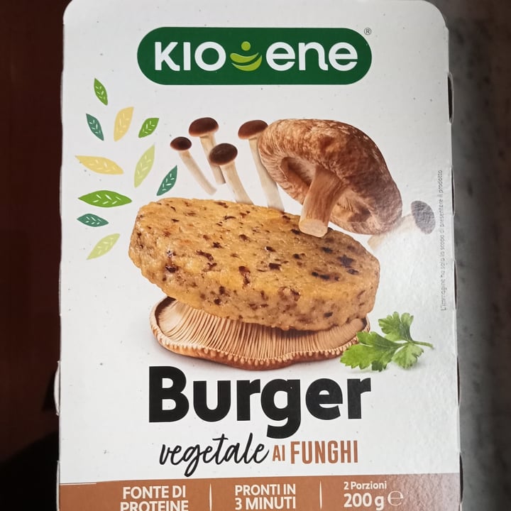 photo of Kioene Burger vegetale ai funghi shared by @shatzishell on  01 Jun 2022 - review
