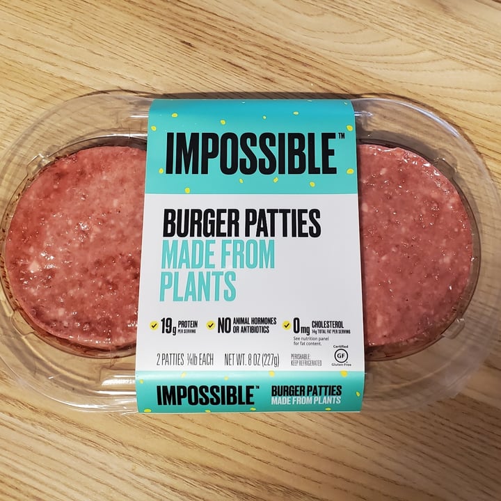 photo of Impossible Foods Impossible Burger Patties shared by @slickabrina on  22 Jun 2022 - review