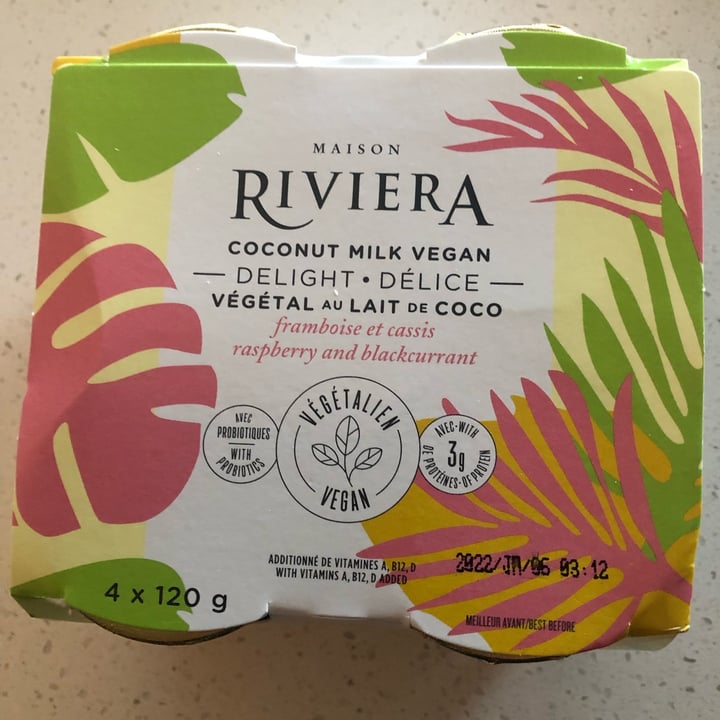 photo of Maison Riviera Coconut Milk Vegan Yogurt shared by @sueprozak on  02 Dec 2021 - review