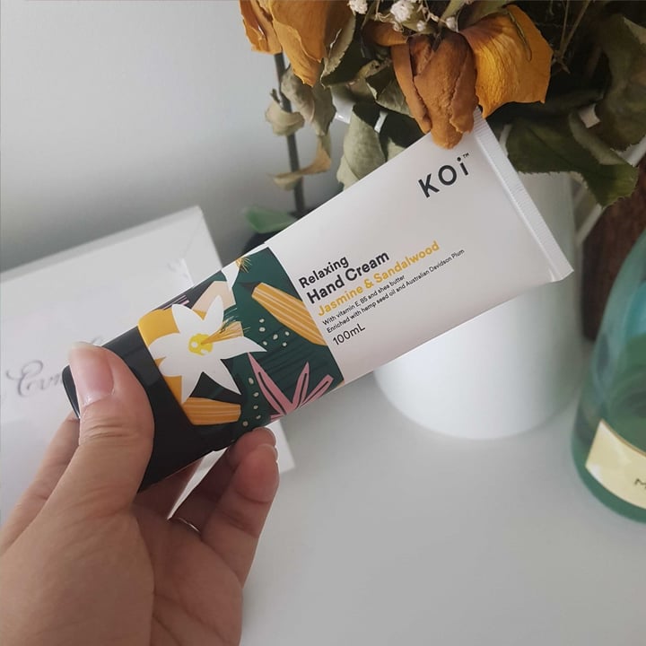 review photo of koi Relaxing Handcream shared by @ejessj on 31 Aug 2020 - review