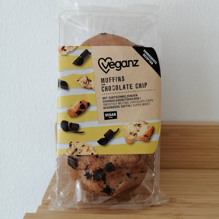 photo of Veganz Muffins Chocolate Chip  shared by @francescamomoli on  04 May 2022 - review