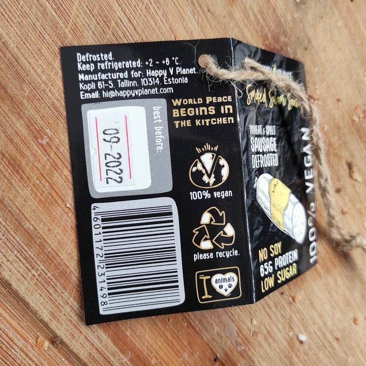 photo of Happy V Planet Vegan Hardwood Smoked Salami shared by @thekindseed on  14 Mar 2022 - review