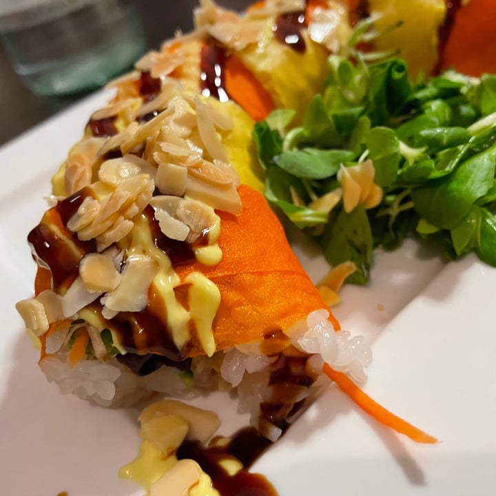 photo of Asia Fusion Sushi Rainbow Vegan Roll shared by @ambra83 on  11 Jul 2021 - review