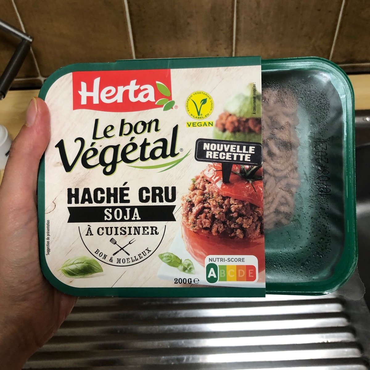 Avis sur Haché cru soja Le bon végétal par Herta | abillion