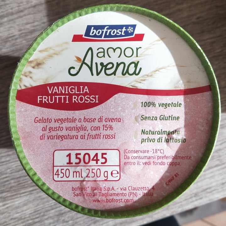 photo of Bofrost Amor Avena Vaniglia E Frutti Rossi shared by @alessandragalli85 on  13 Nov 2022 - review