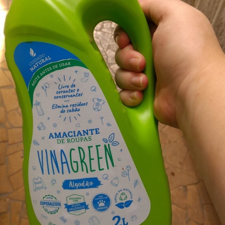 review photo of Vinagreen Amaciante De Roupas Algodão- 2 L shared by @erikabella on 13 May 2022 - review