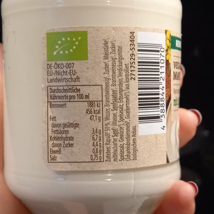 photo of Rewe Bio Vegane Salat-Mayonnaise shared by @anameier on  12 Jun 2021 - review