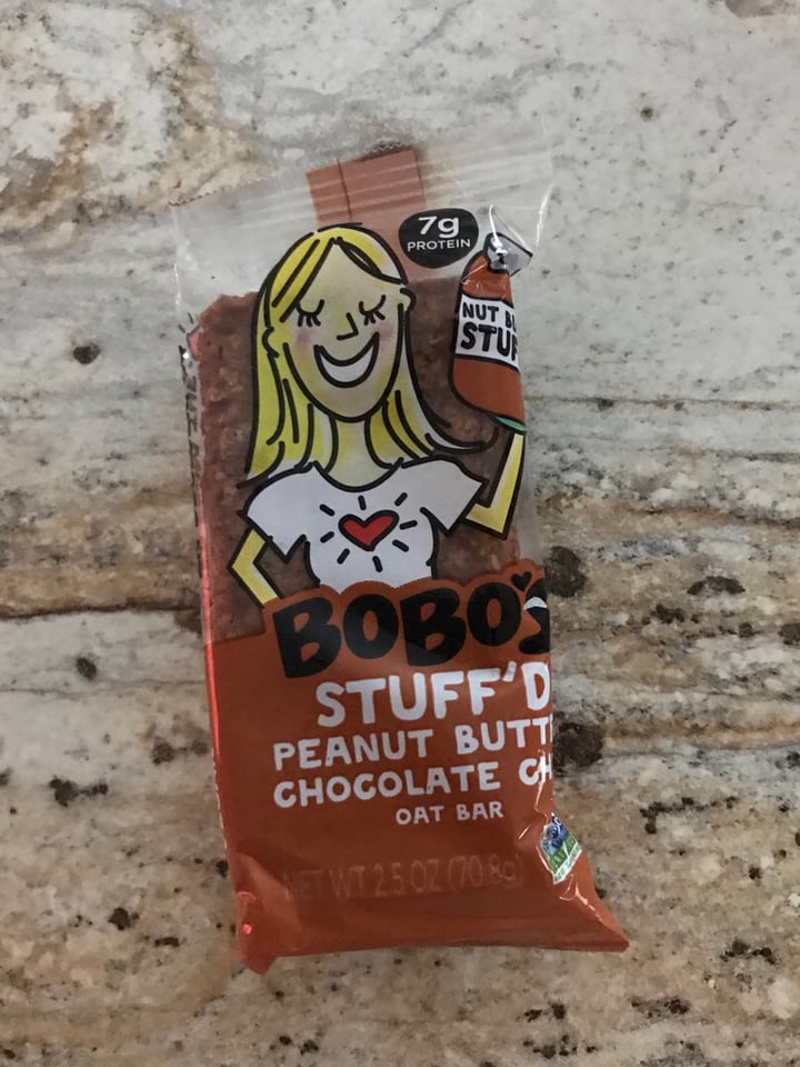 photo of Bobo's Stuff’d Peanut Butter Chocolate Chip Oat Bar shared by @dianna on  10 Nov 2018 - review