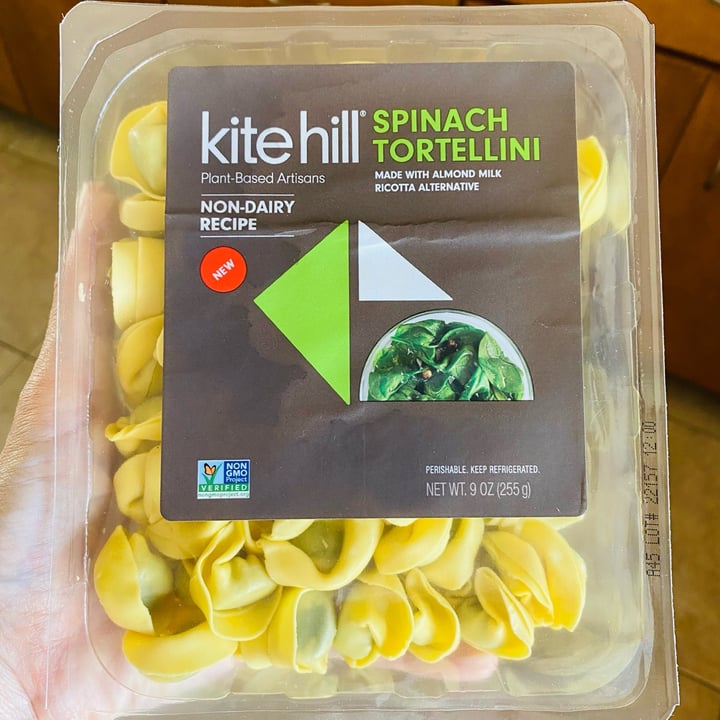 photo of Kite Hill Spinach Tortellini With Almond Milk Ricotta Alternative shared by @beckyyy on  17 Oct 2022 - review