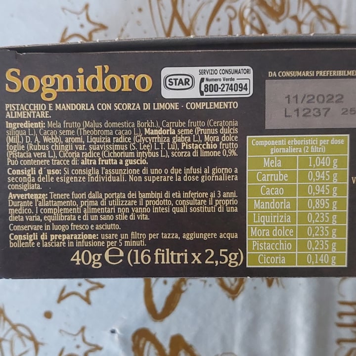 review photo of Sognid'oro Delizie di frutta secca - pistacchio e mandorle con scorza di limone shared by @-lilymoon- on 14 Mar 2022 - review