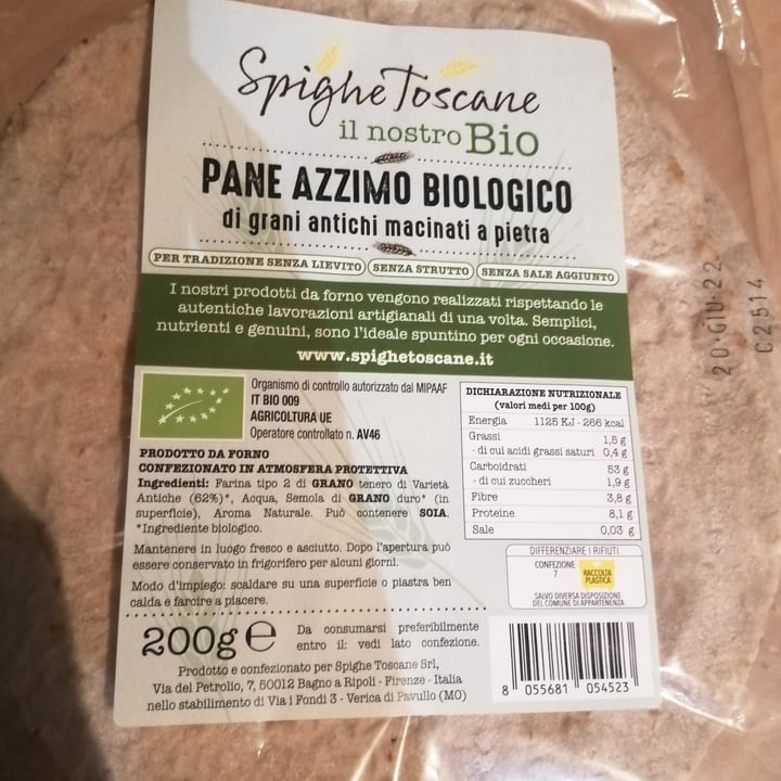 photo of Spighe toscane Piadine shared by @ari2389 on  30 Jun 2022 - review