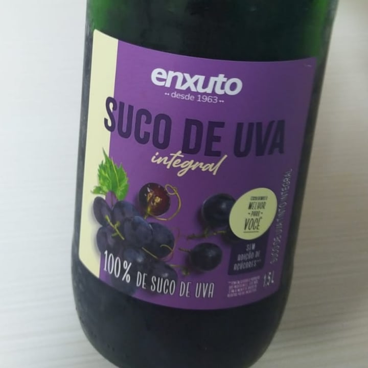 photo of Enxuto Suco De Uva Integral shared by @anakleiner on  18 Jun 2022 - review