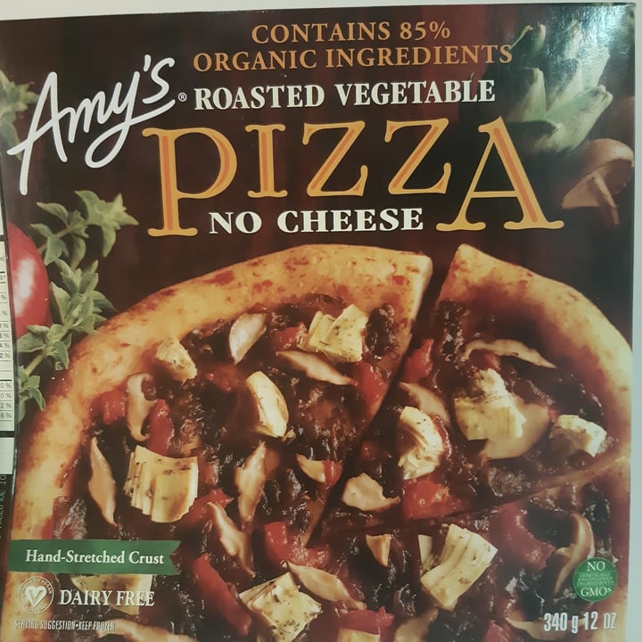 photo of Amy’s Roasted Vegetable Pizza shared by @hbchic on  10 Feb 2021 - review