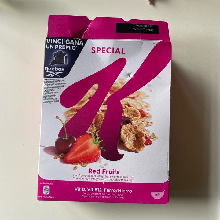 photo of Special K Red Fruits shared by @eliamariotti on  03 Nov 2021 - review